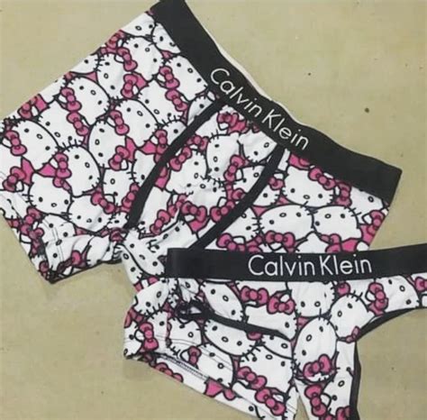 calvin klein couple underwear set.